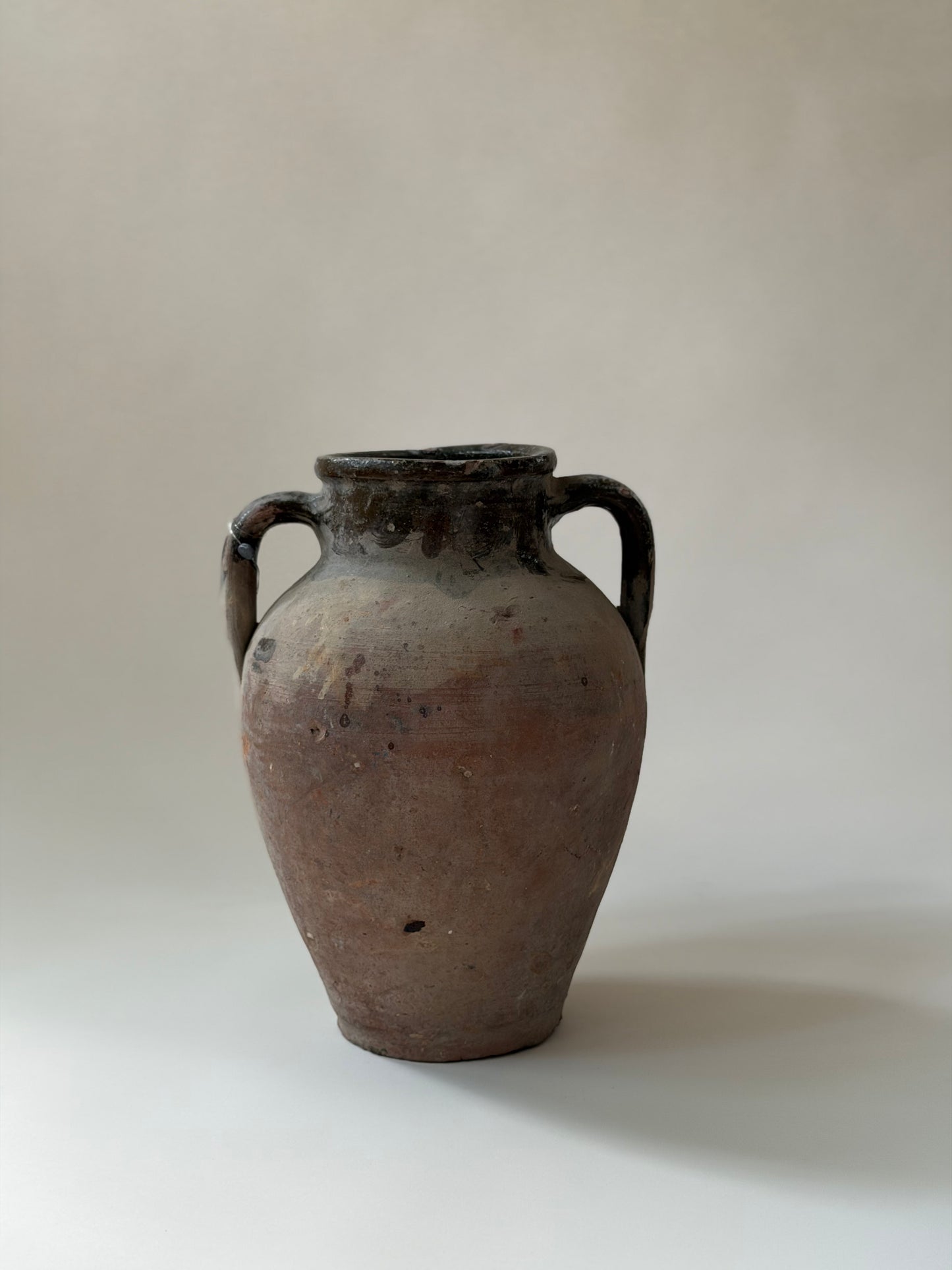 Konya Pot - Terracotta & Olive