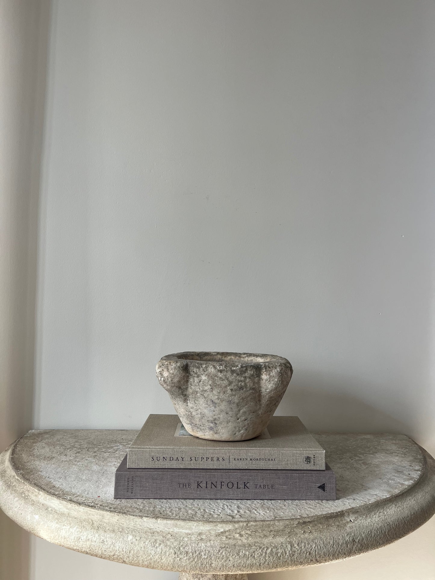 19th Century French Marble Mortar
