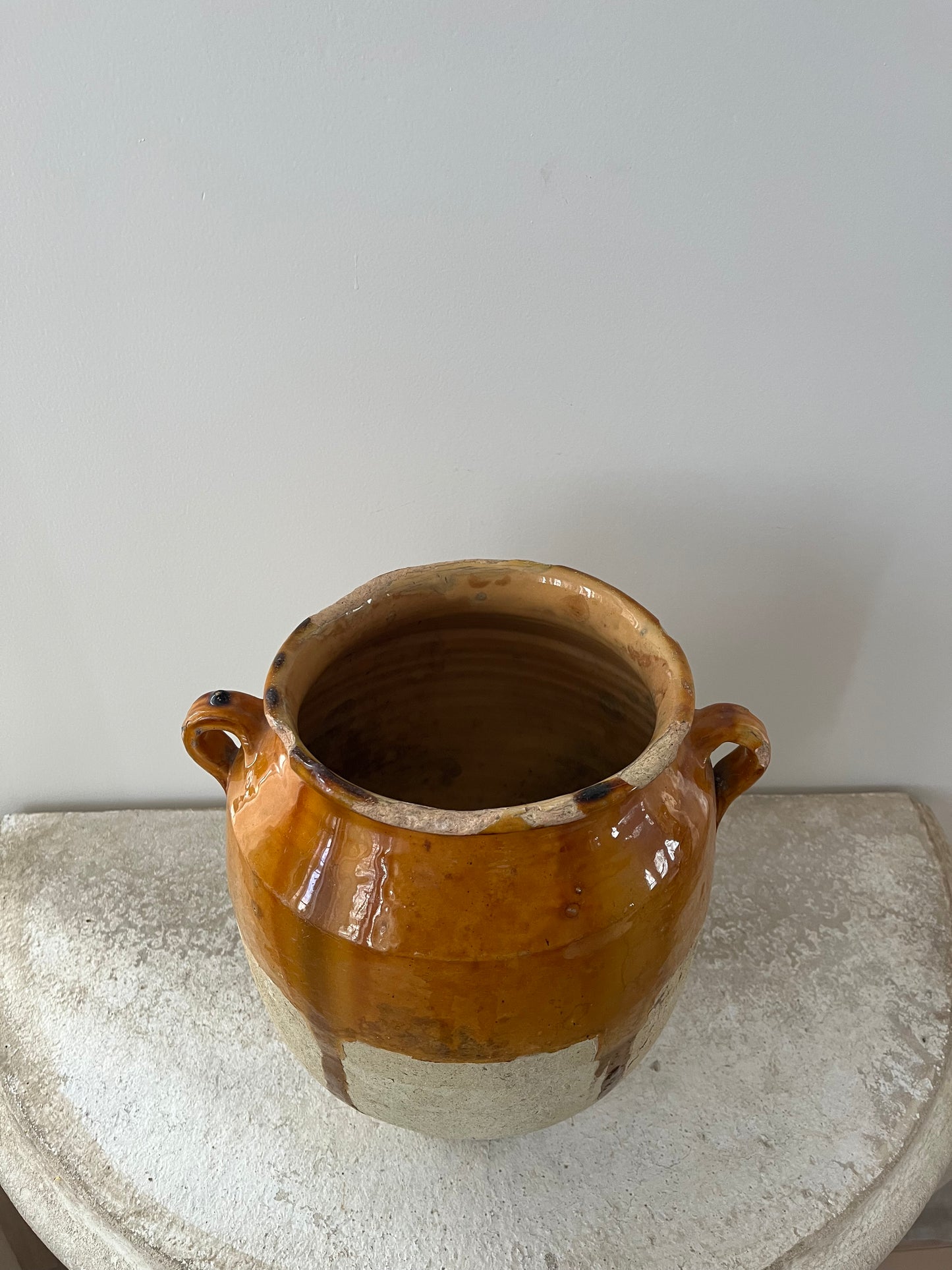 Antique French Confit Pot
