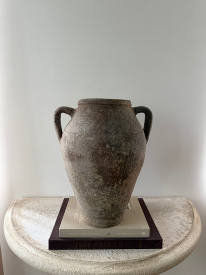 2 Handle Vessel- Brown Patina
