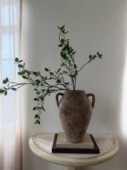 2 Handle Vessel- Brown Patina
