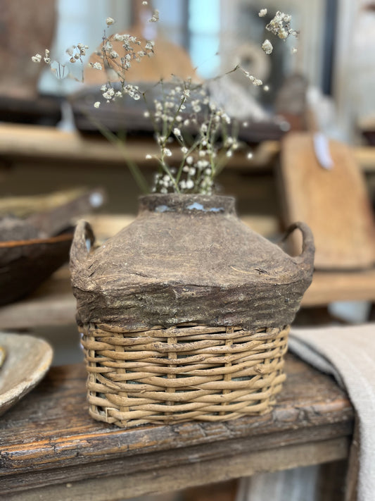 Vintage Rice Wine Basket