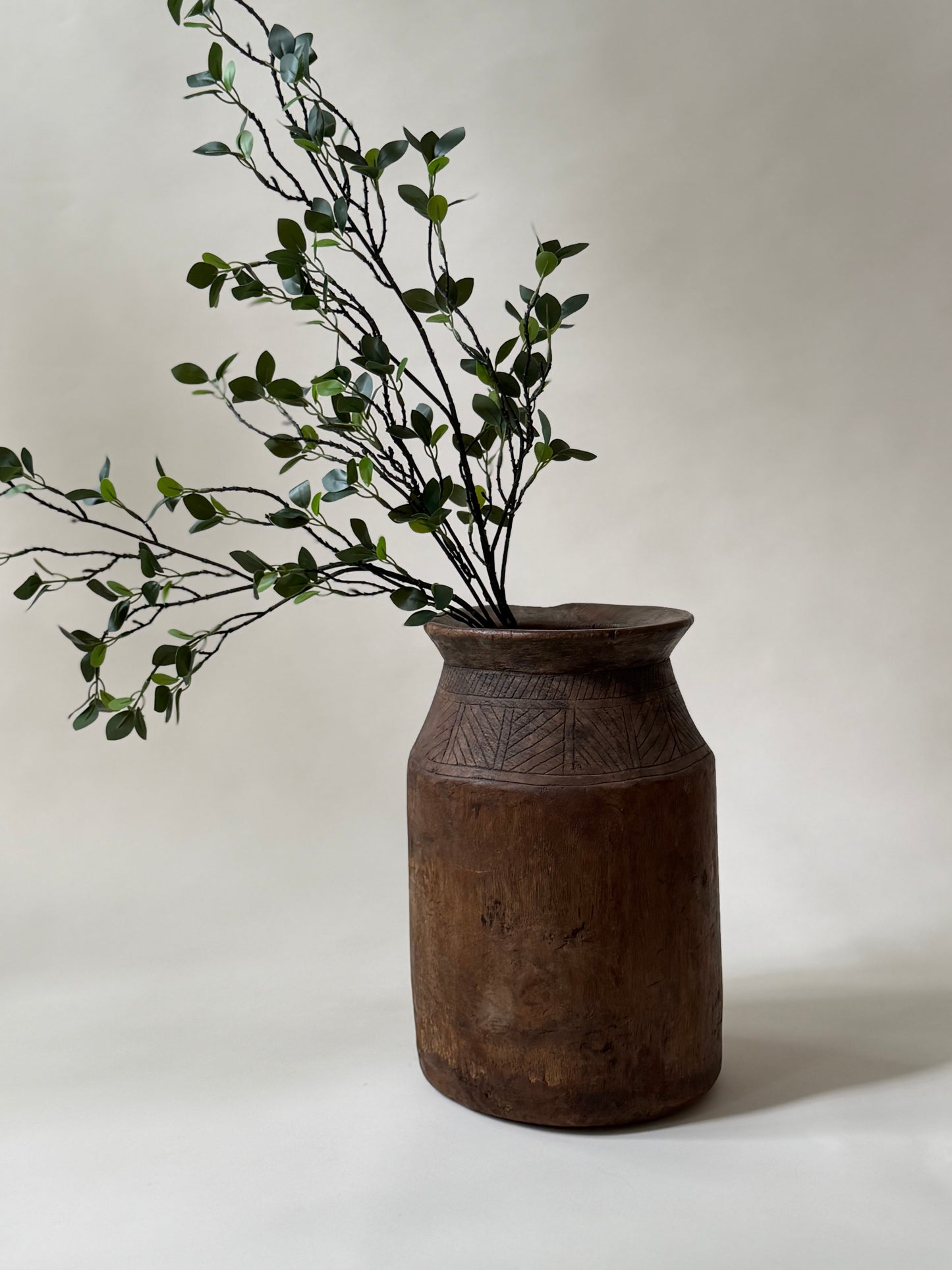 Found Wood Vessel