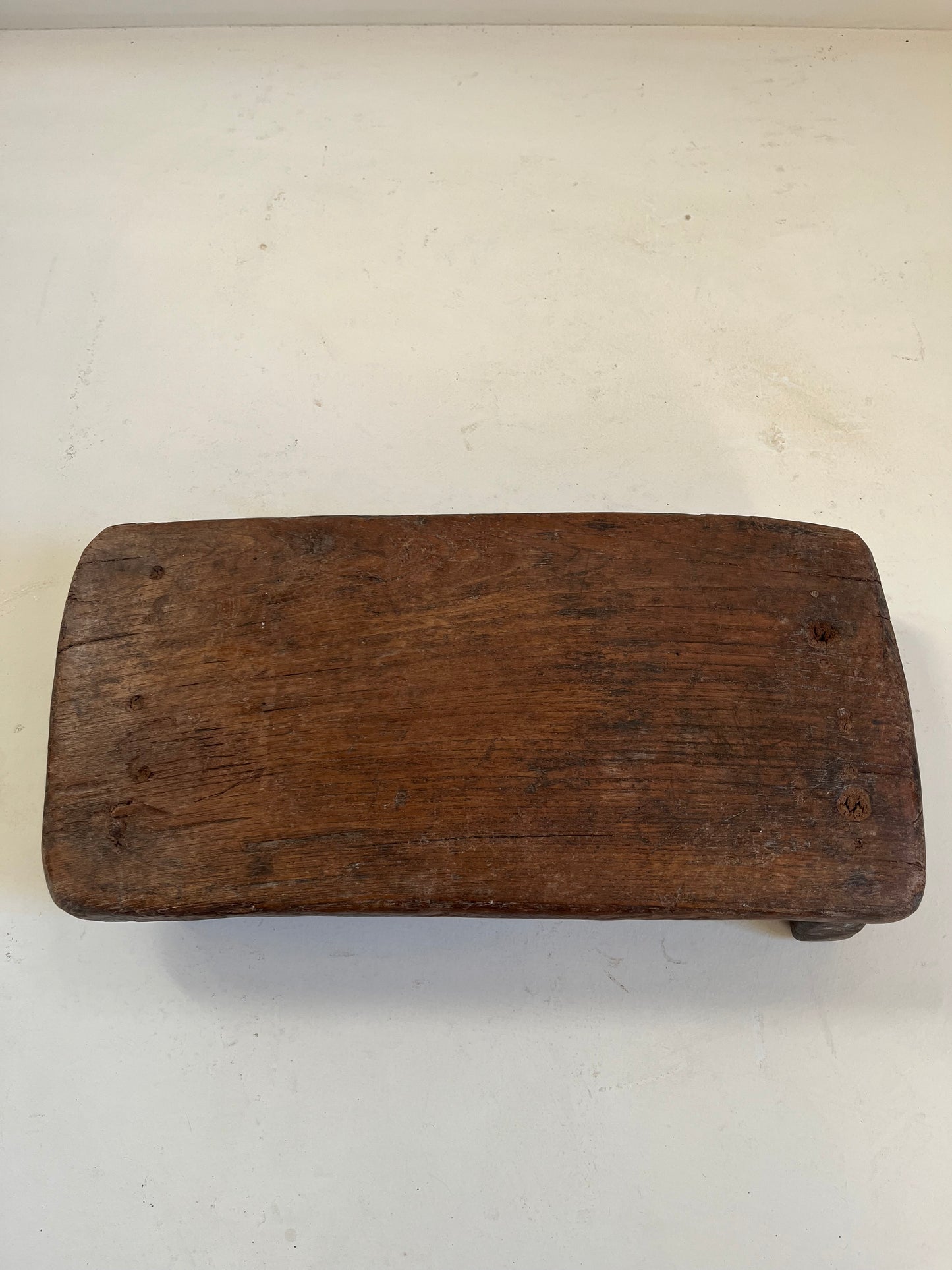 Vintage Stained Wood Bajot Riser I