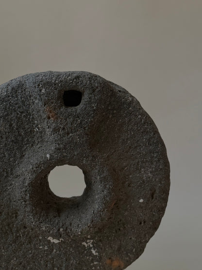 Stone Wheel On Iron Stand