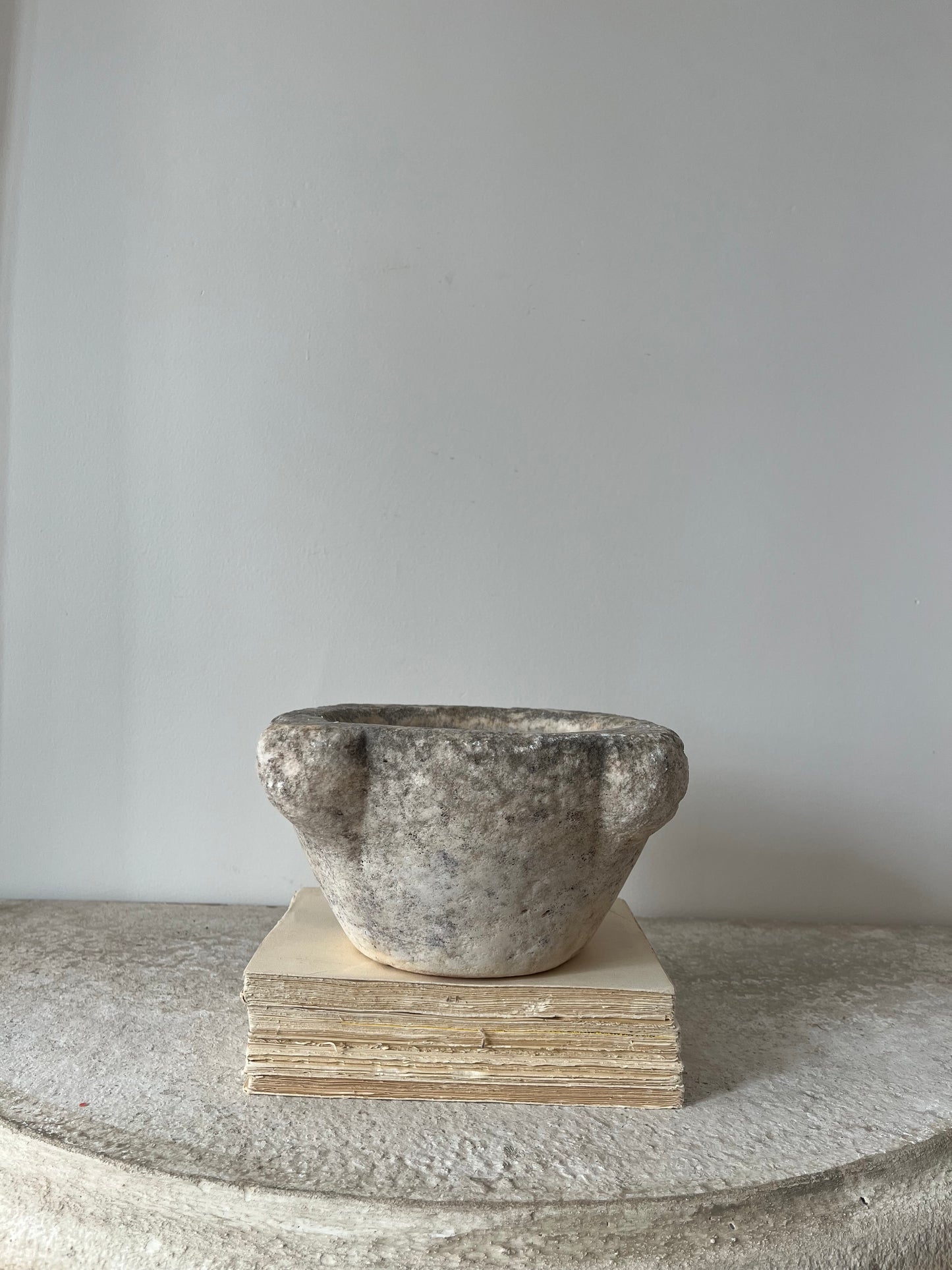 19th Century French Marble Mortar