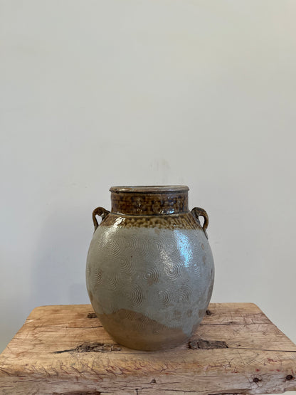 Vintage Glazed Pot II