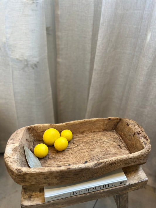 Vintage Indian dough bowl