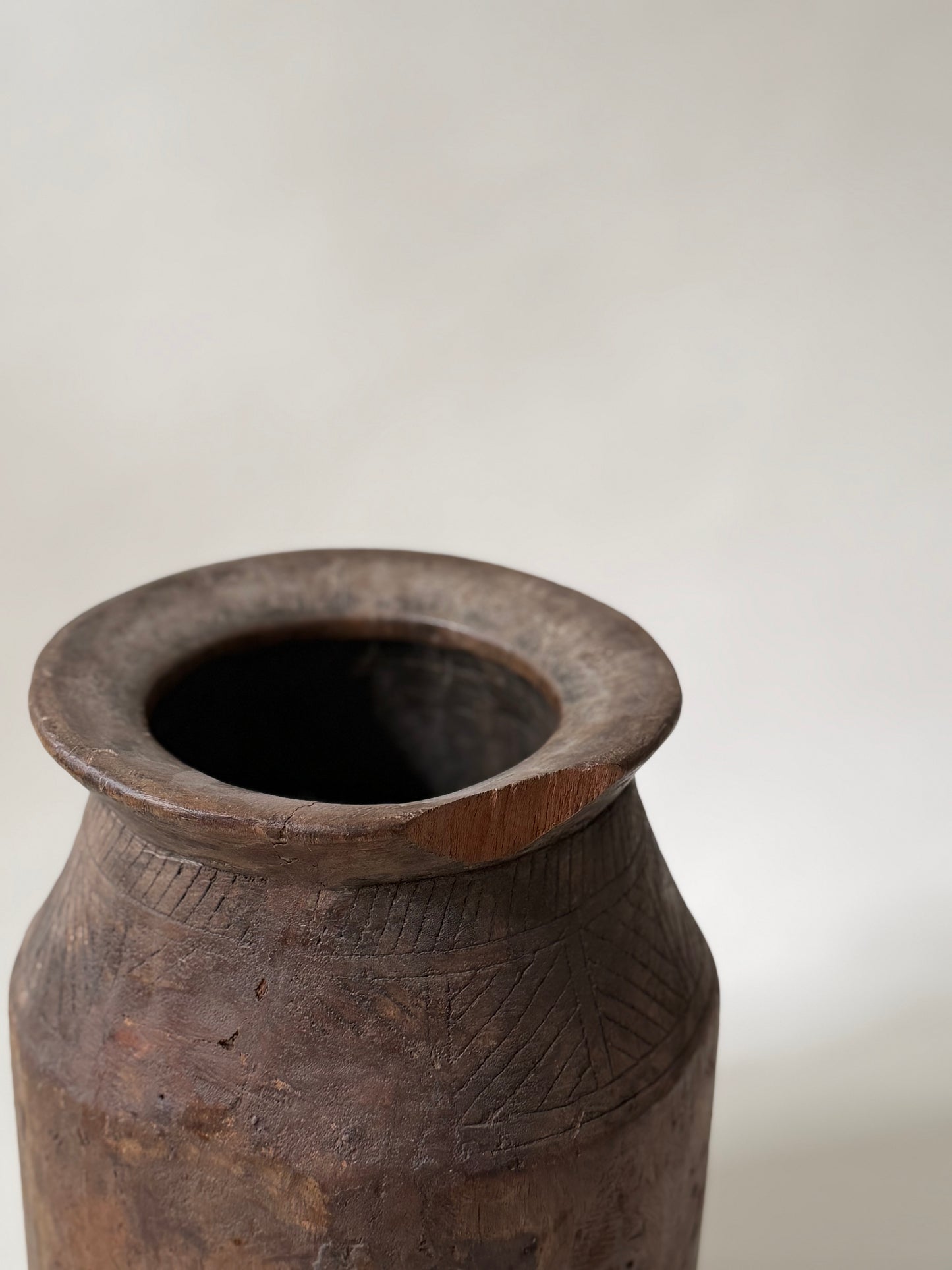 Found Wood Vessel