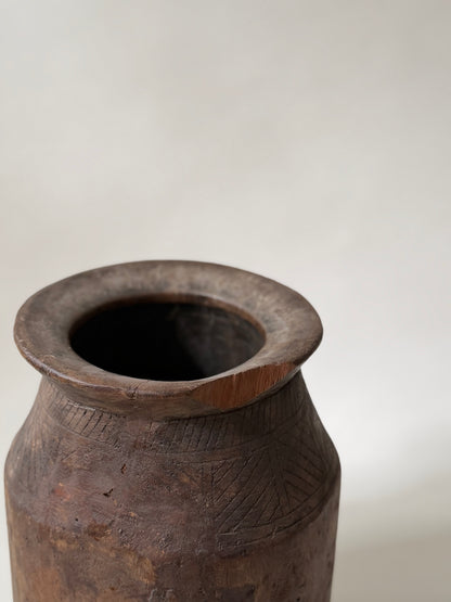Found Wood Vessel