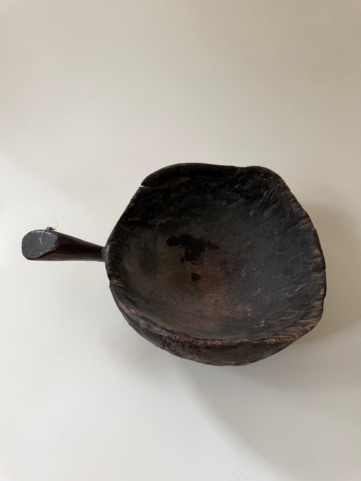 Primitive Handled Dough Bowl