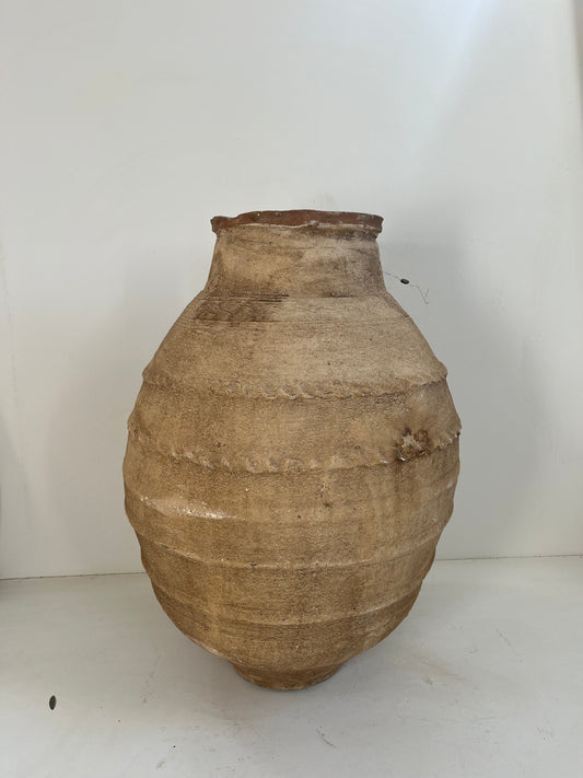 Antique Belted Olive Jar