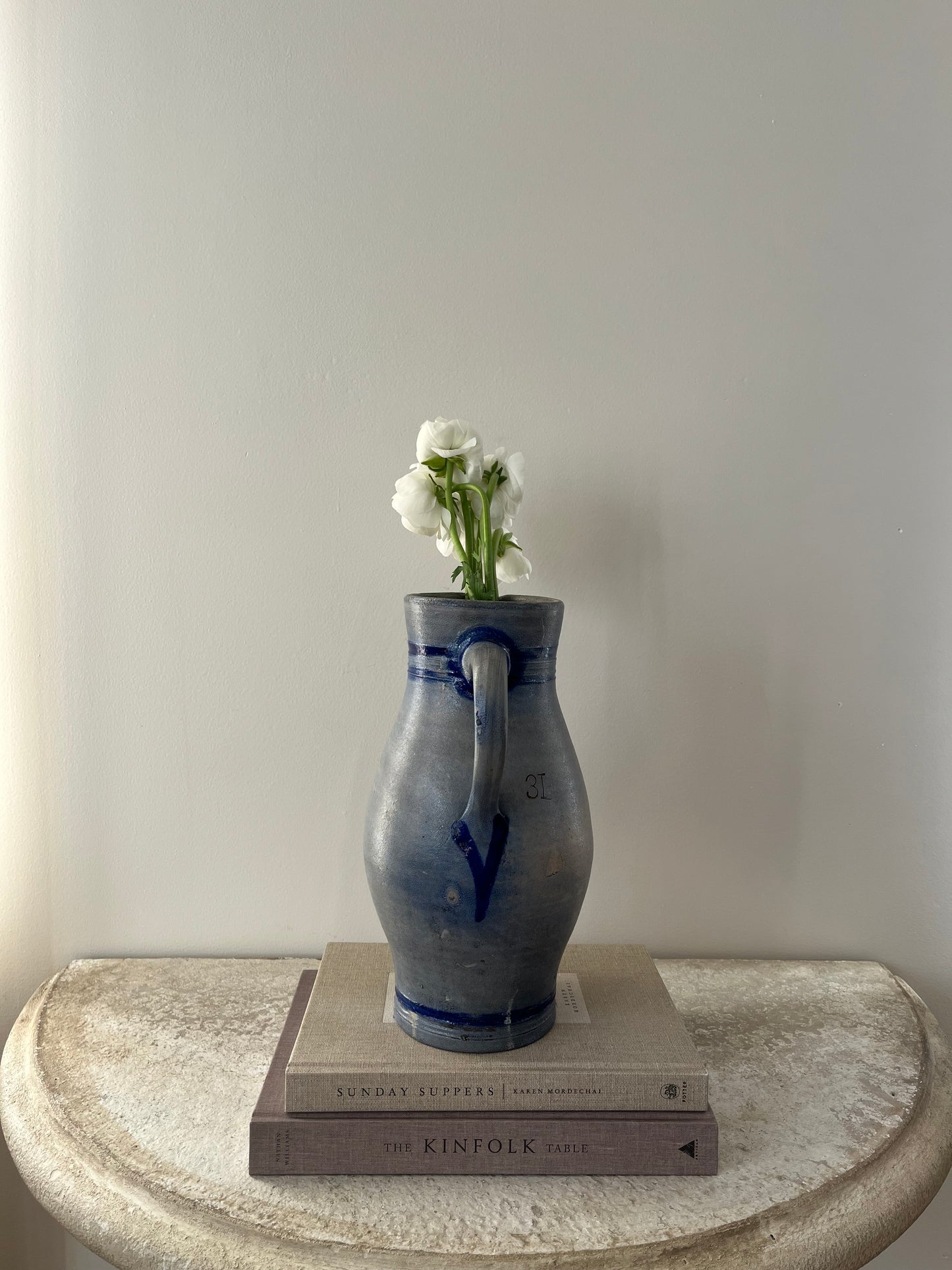 Salt Glazed Alsace Pitcher I