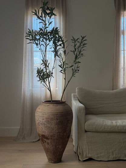 Vintage Olive Jar - I