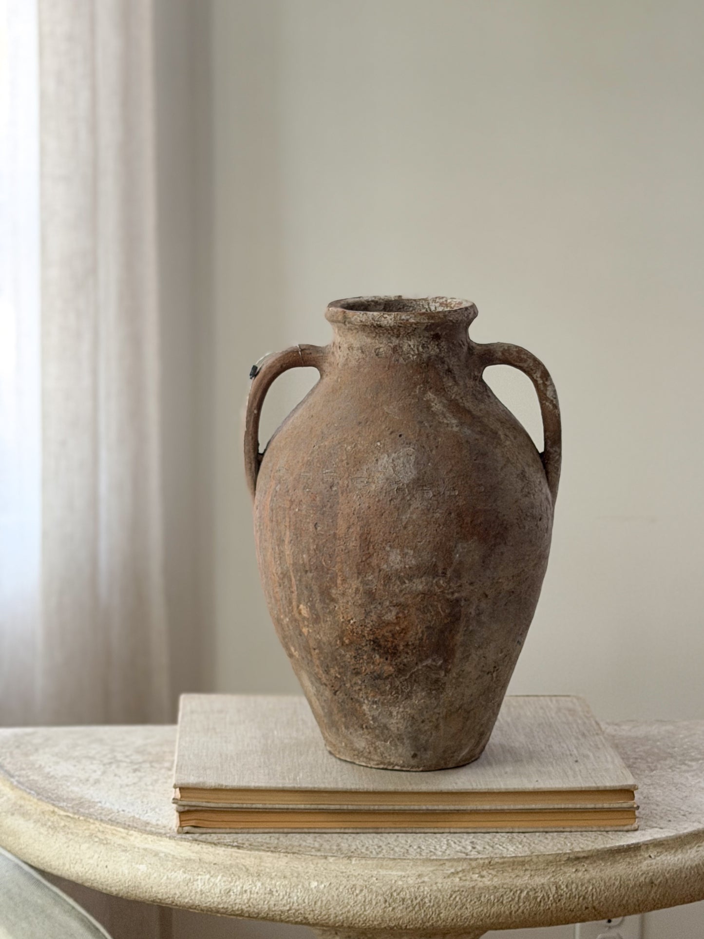 Terracotta 2 Handled Vessel - II
