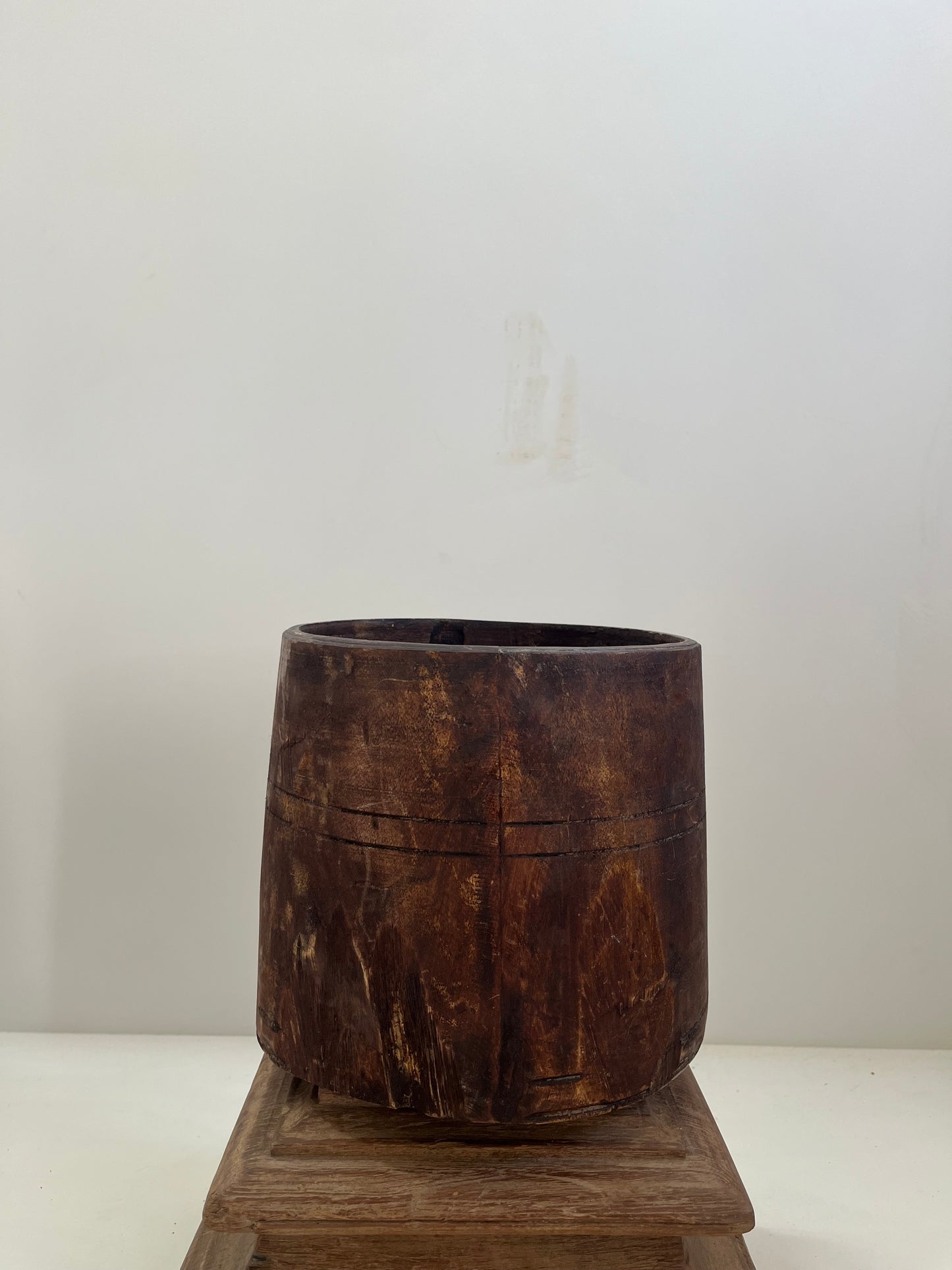 Vintage Wood Planter No. 001