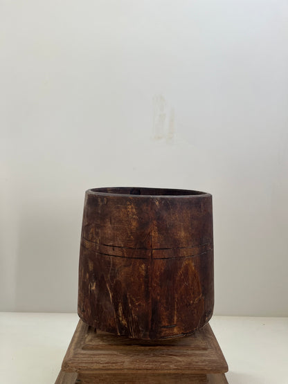 Vintage Wood Planter No. 001