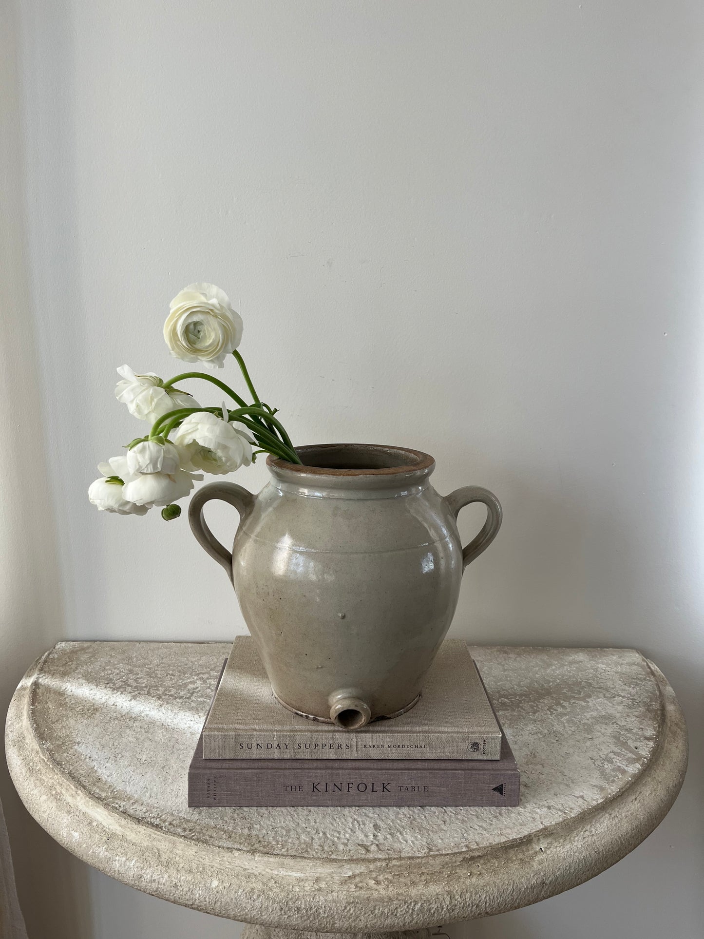 Looped Handle Confit Pot I