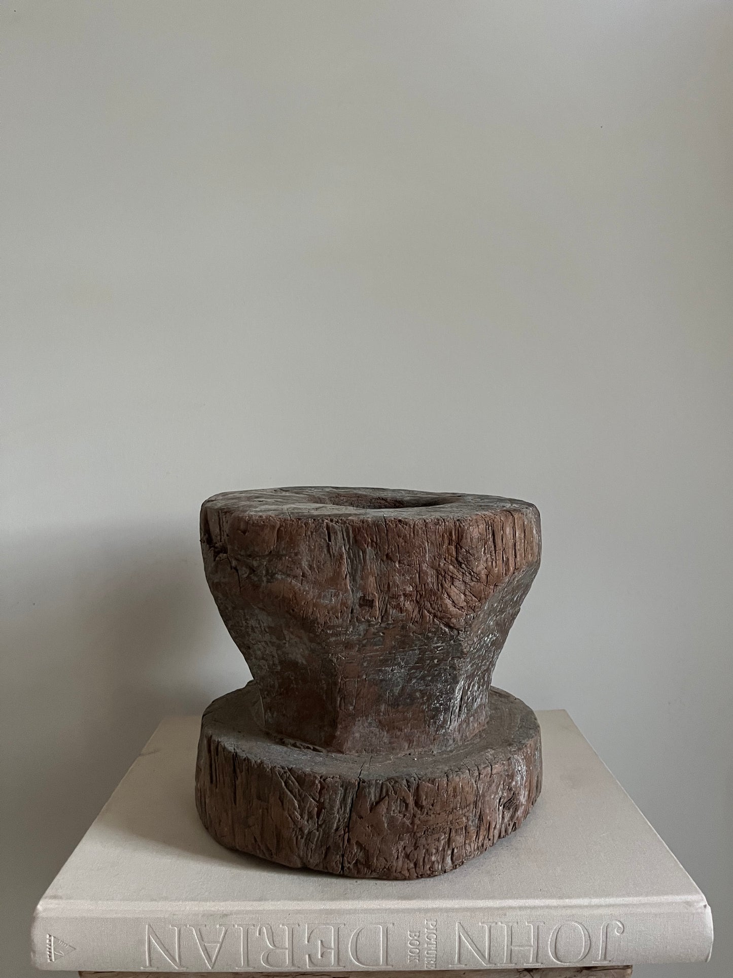 Antique Wood Mortar II