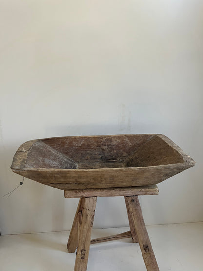 Antique Dough Bowl 001