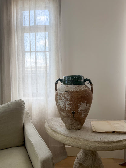 Konya Pot - Beyaz Patina
