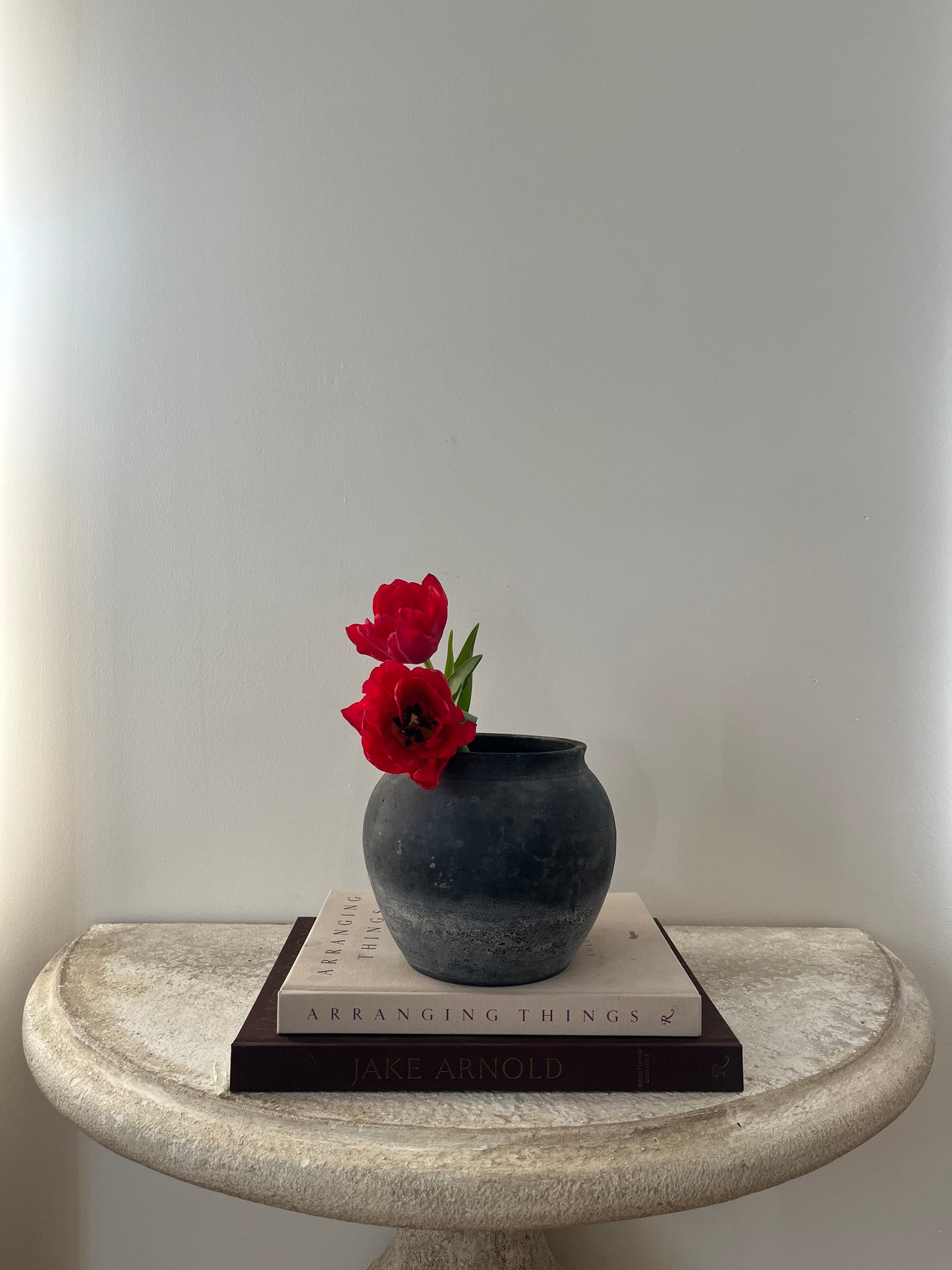 Vintage Black Clay Pot III