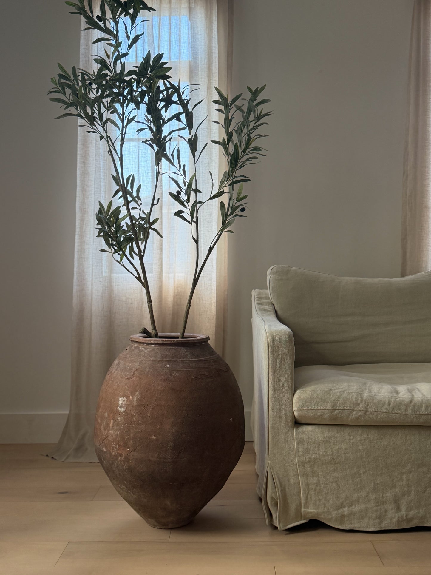 Vintage Olive Jar - II