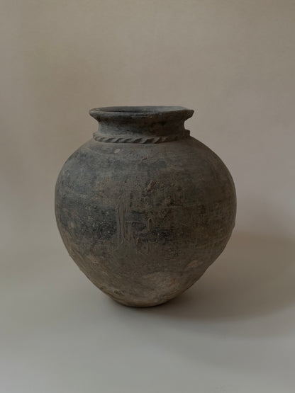 Black Clay Water Pot - Large