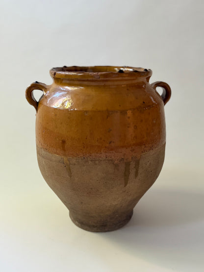Large Antique Confit Pot - I