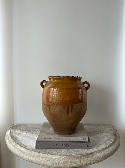 Large Antique Confit Pot I