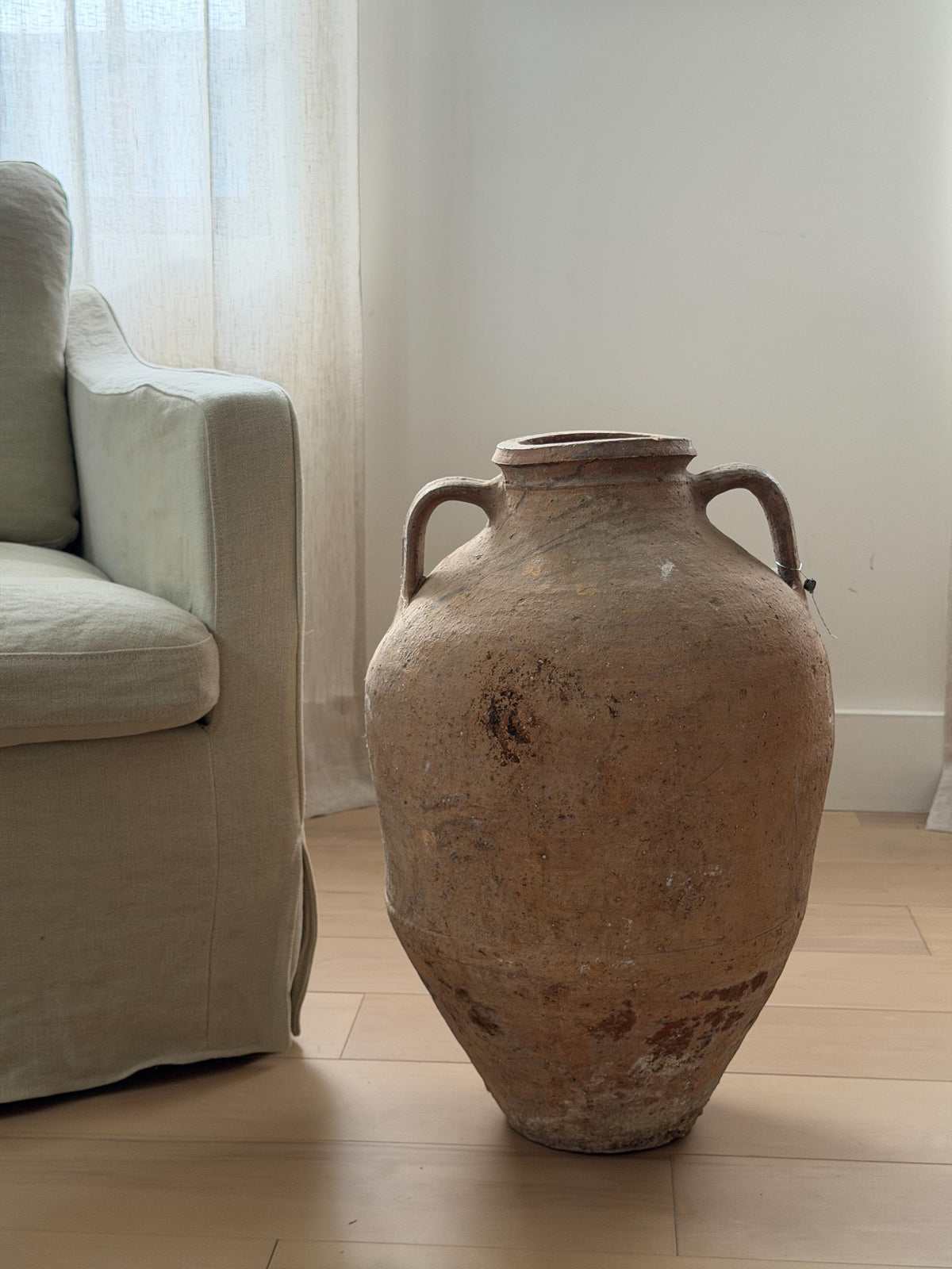 Terracotta XL 2 Handle Pot - I