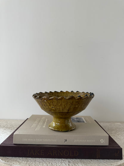 Mustard Tamegroute Pedestal Bowl II