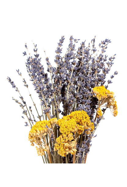 Provence Lavender with Yellow Yarrow