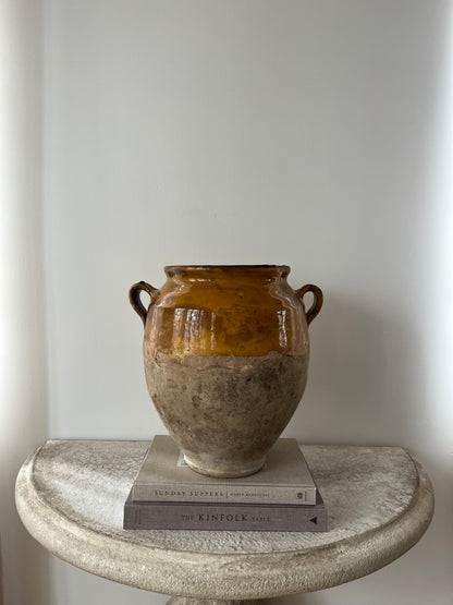 Large Antique Confit Pot III