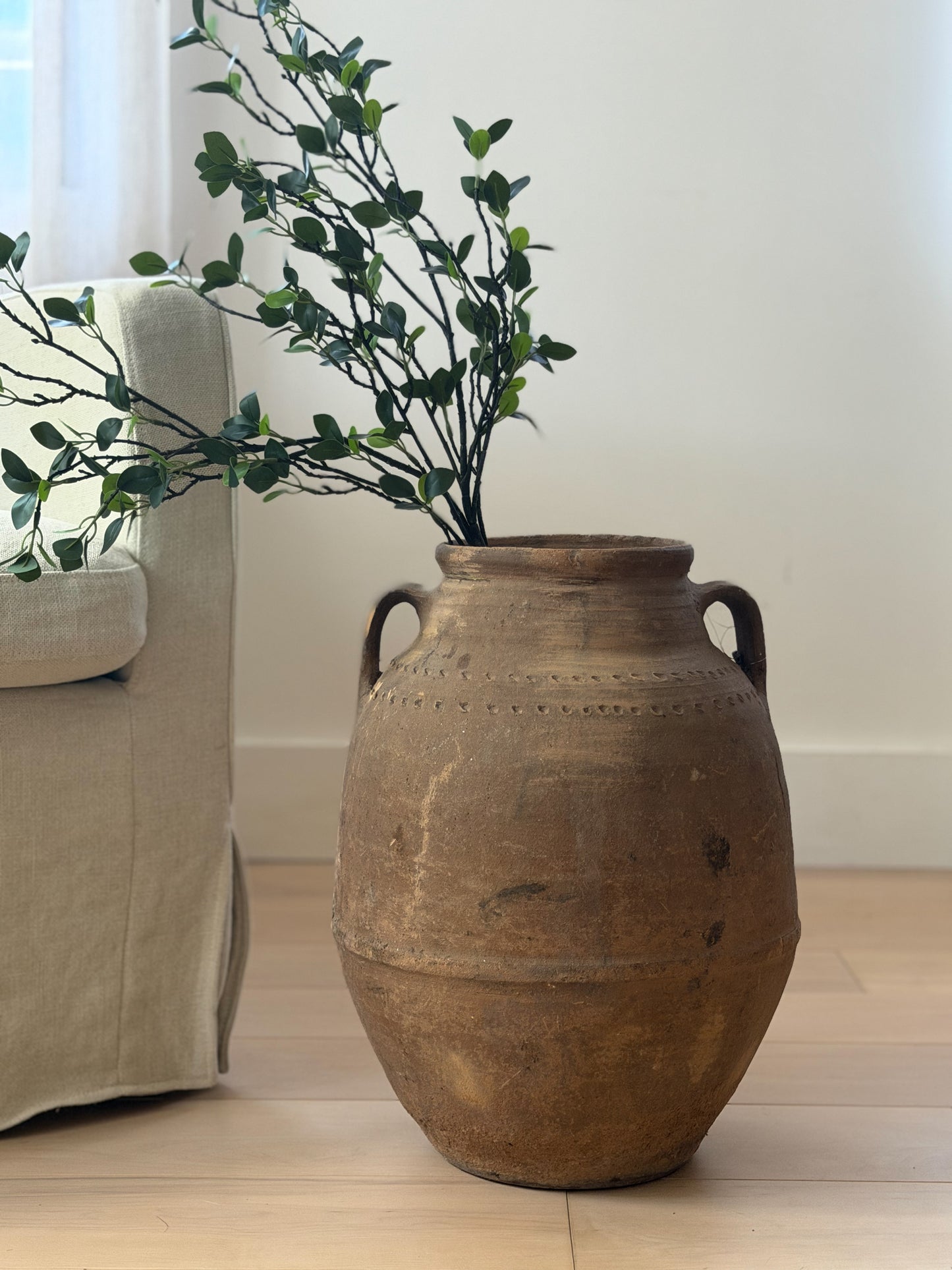 Handled Olive Jar - I
