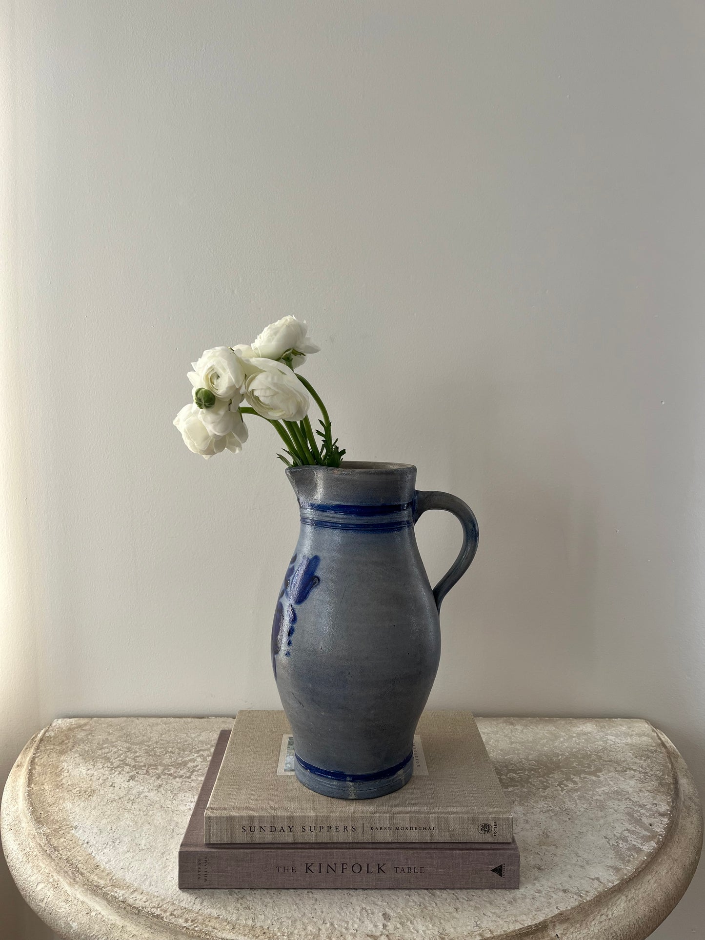 Salt Glazed Alsace Pitcher I