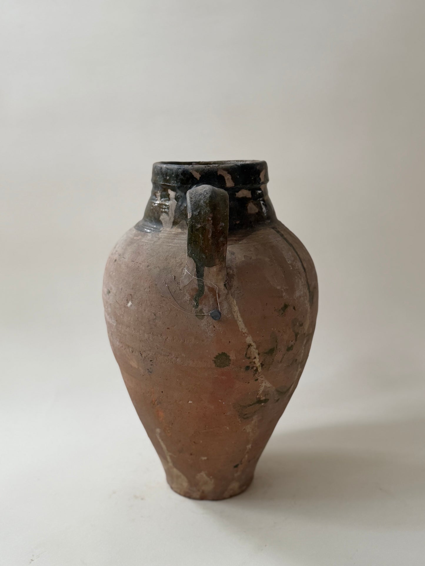 Konya Pot - Moss & Blush Clay