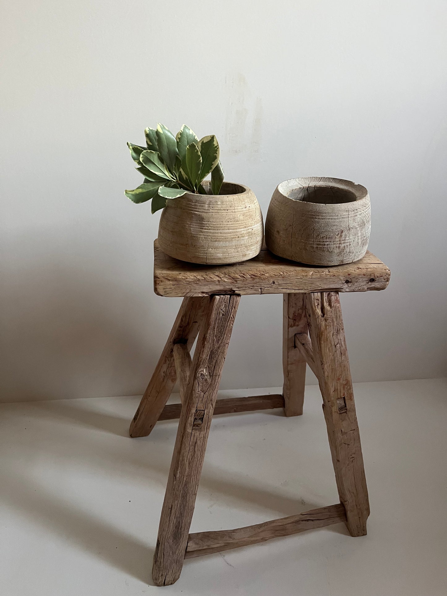 Bleached Vintage Honey Pot, XS No. 001