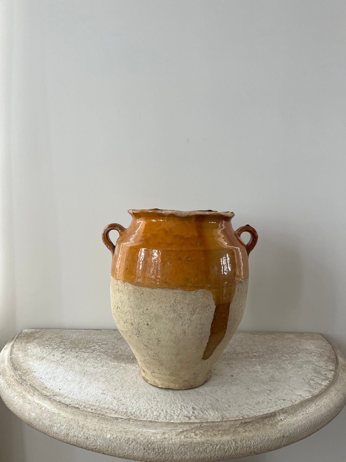 Antique French Confit Pot