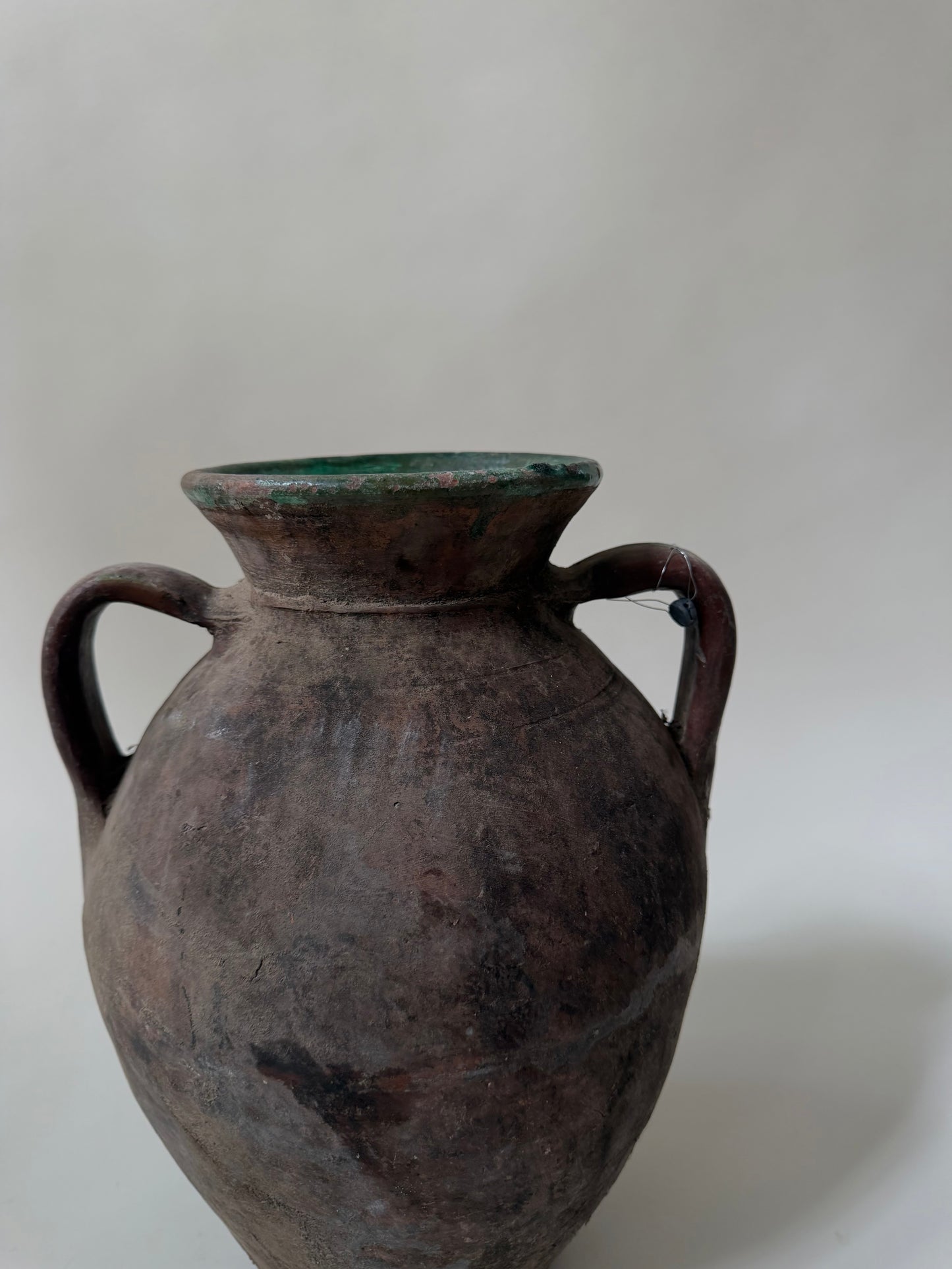 Konya Pot - Brown & Jade