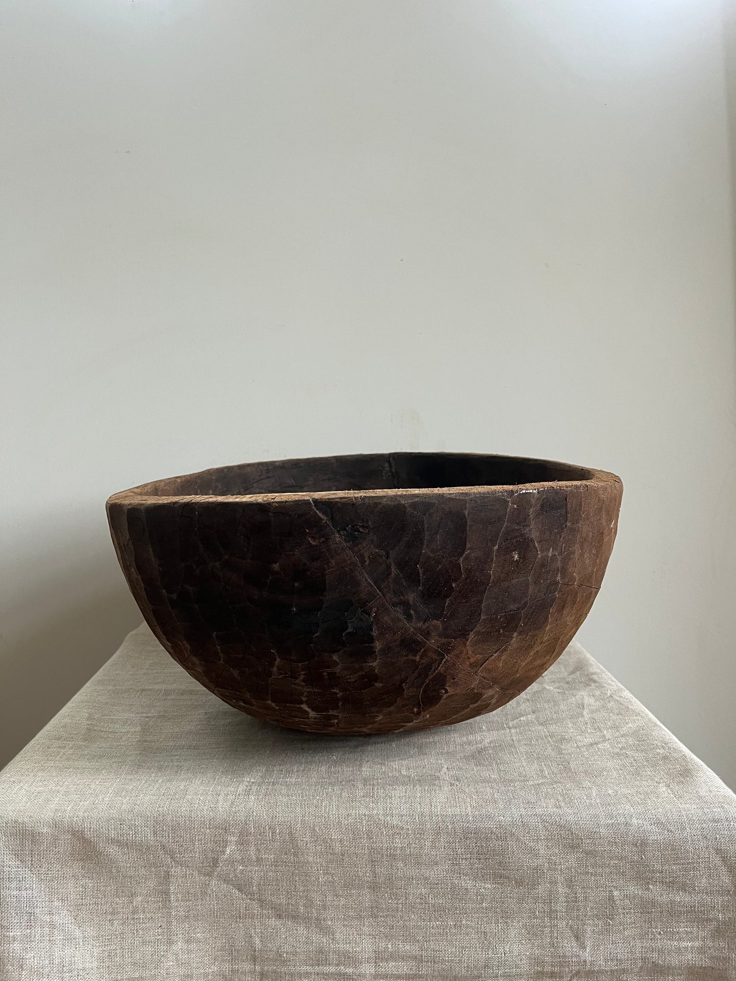 Antique Carved Bowl II