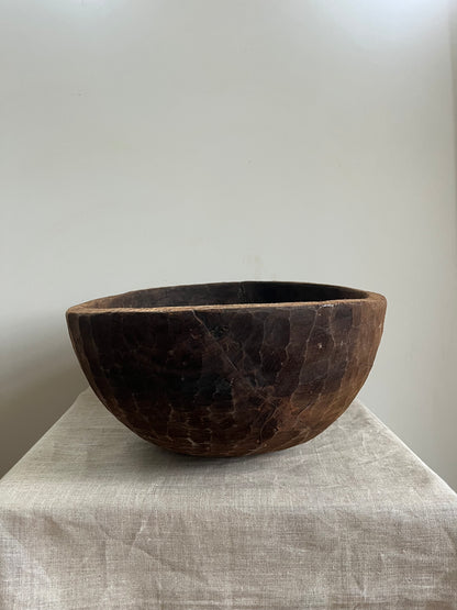 Antique Carved Bowl II
