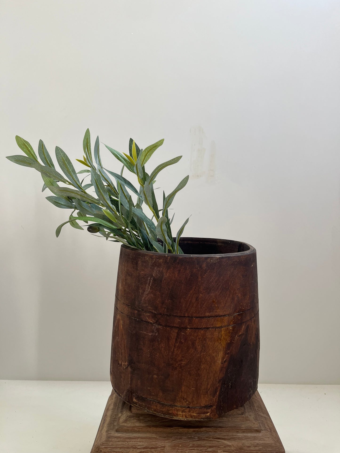 Vintage Wood Planter No. 001