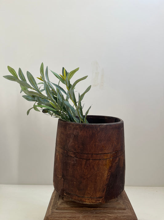 Vintage Wood Planter No. 001