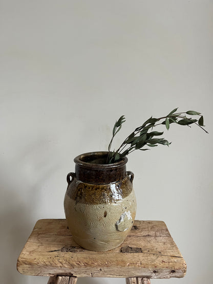 Vintage Glazed Pot VI