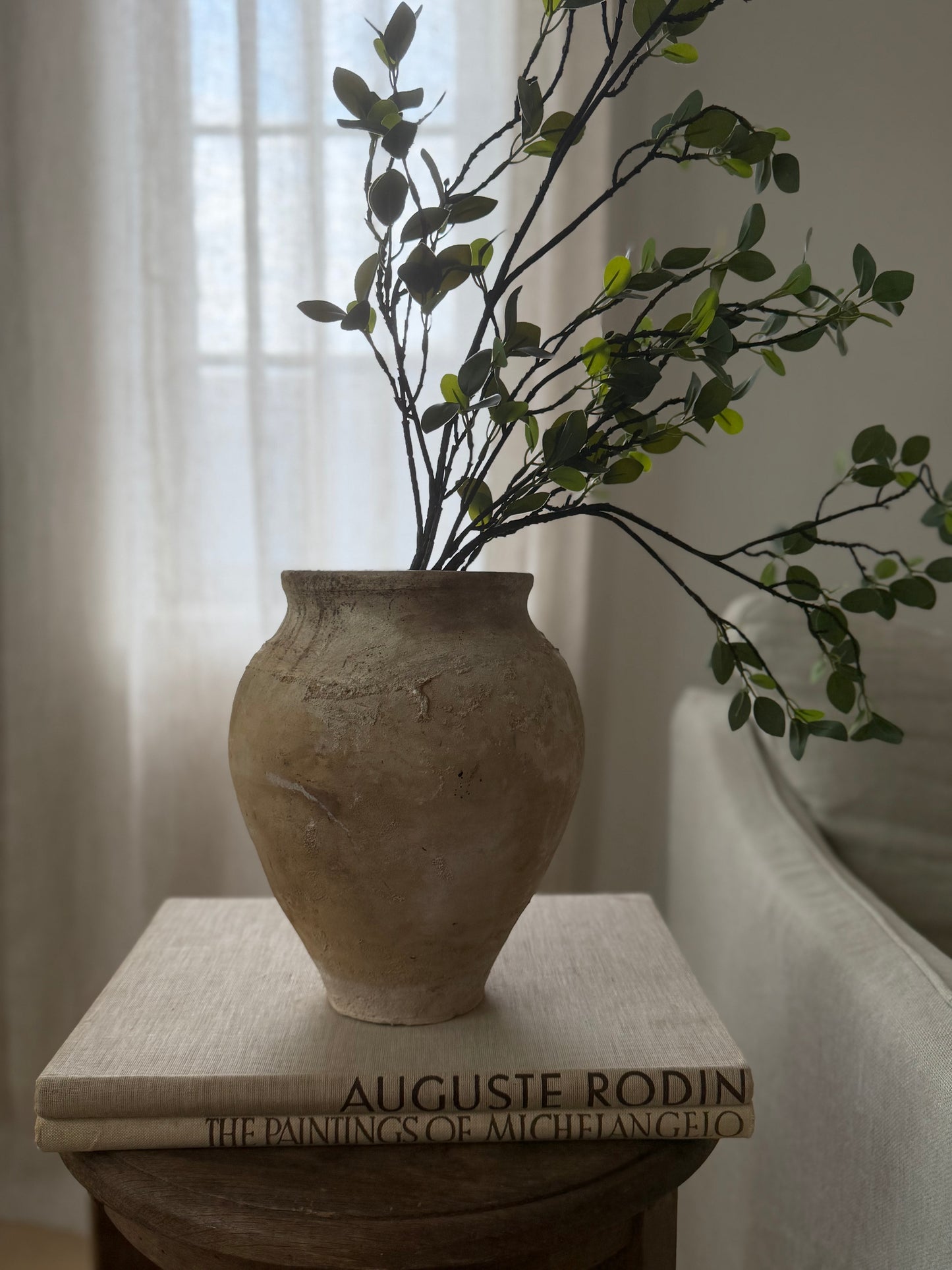 Spanish Plaster Pot - I