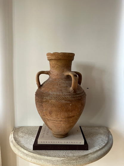 Rare Antique 4 Handle Hatay Pot