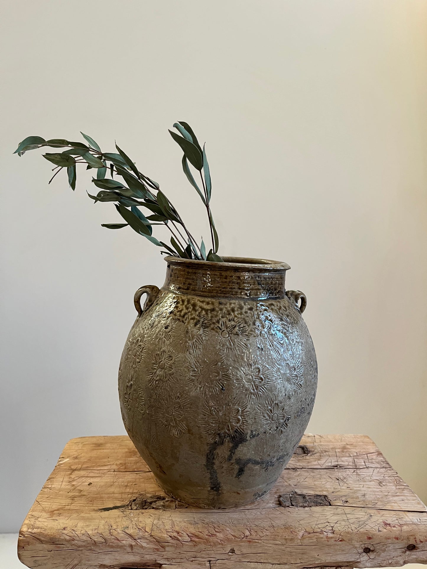 Vintage Glazed Pot I