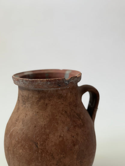 Antique Kinik Pot - Turquoise Drip