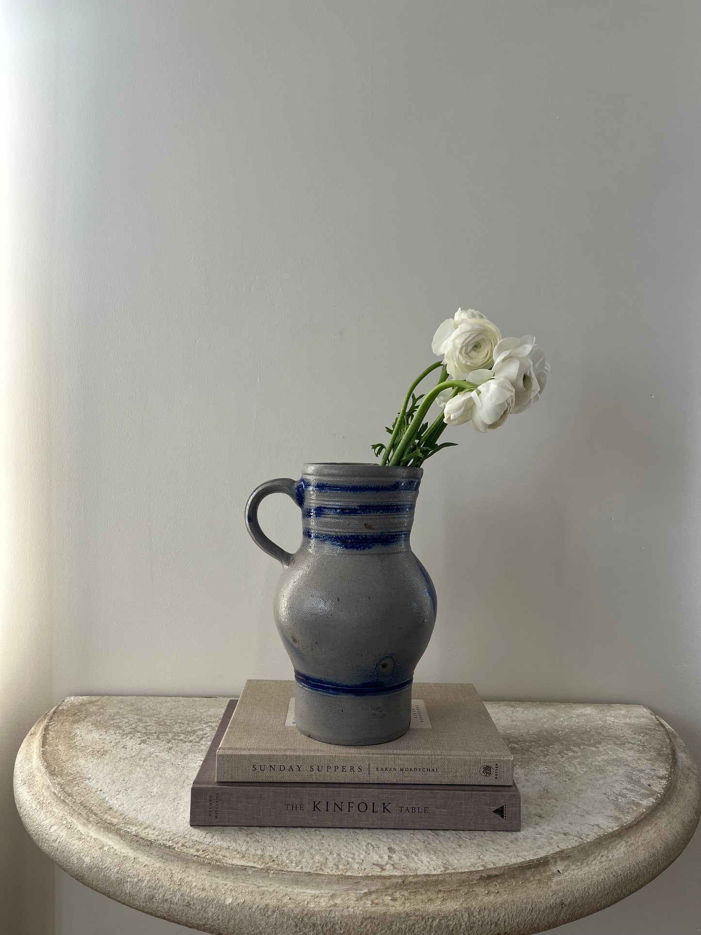 Salt Glazed Alsace Pitcher II